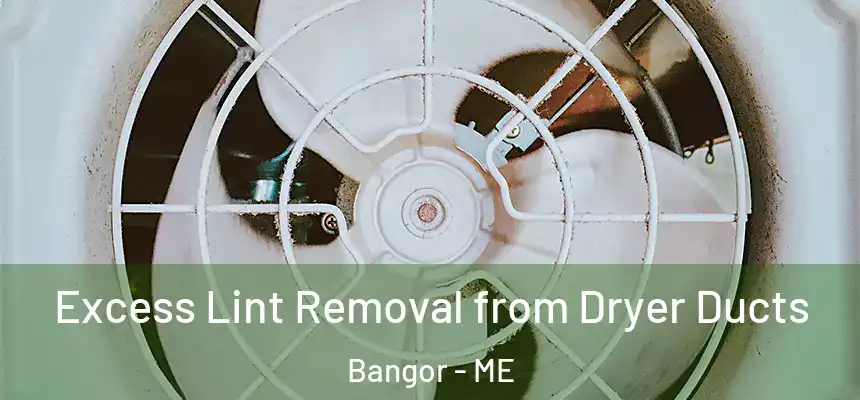  Excess Lint Removal from Dryer Ducts Bangor - ME